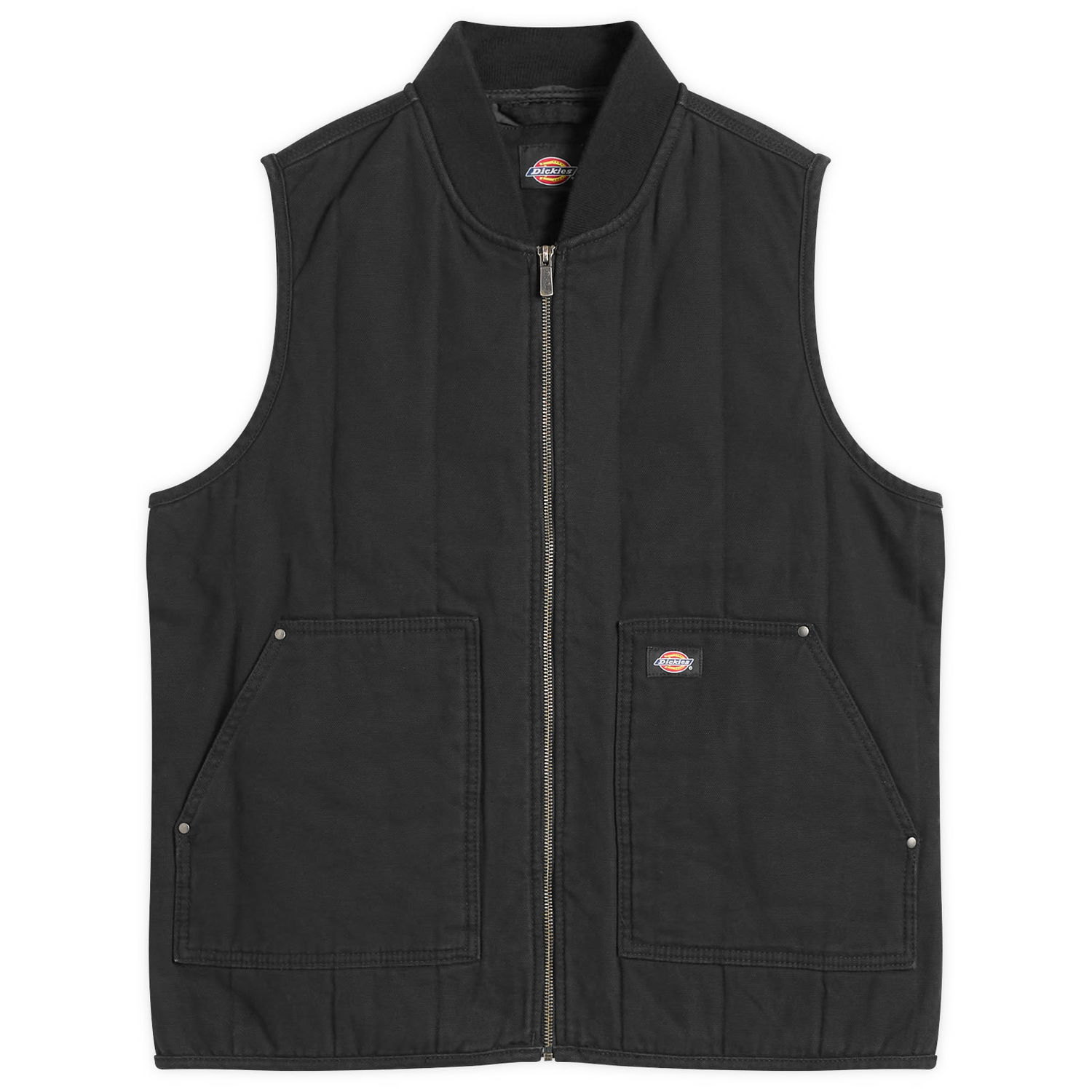Vesta Dickies Quilted Canvas Vest, Size Large Čierna | DK0A87O4BLK1, 1