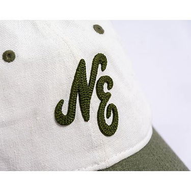 Šiltovka New Era 9TWENTY Linen Script - White / Olive Zelené | 60503545, 3