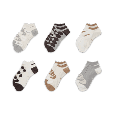 Ponožky Nike Everyday Lightweight No-Show 6 Pairs Šedá | FB3281-902, 3