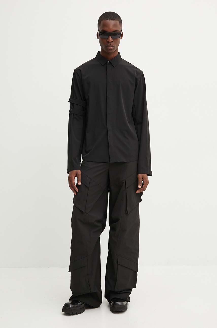 Košeľa HELIOT EMIL Regular Fit Shirt With Classic Collar Čierna | PREAW24.M.05.053.BLK01, 1