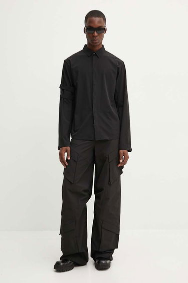 Košeľa HELIOT EMIL Regular Fit Shirt With Classic Collar Čierna | PREAW24.M.05.053.BLK01, 1