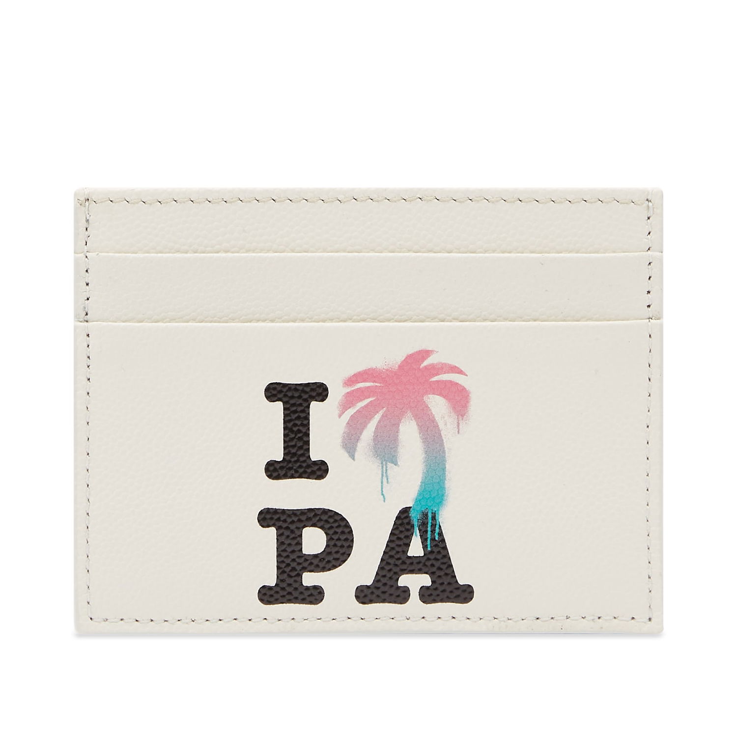 Peňaženka Palm Angels I Love PA Card Holder Multi Biela | PMND008S23LEA0010484, 0