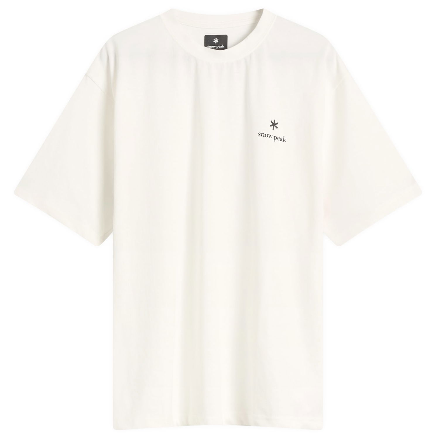 Tričko Snow Peak Snow Peak Logo T-Shirt, Size Small Biela | NSD-TS-25AU003-OFW, 0
