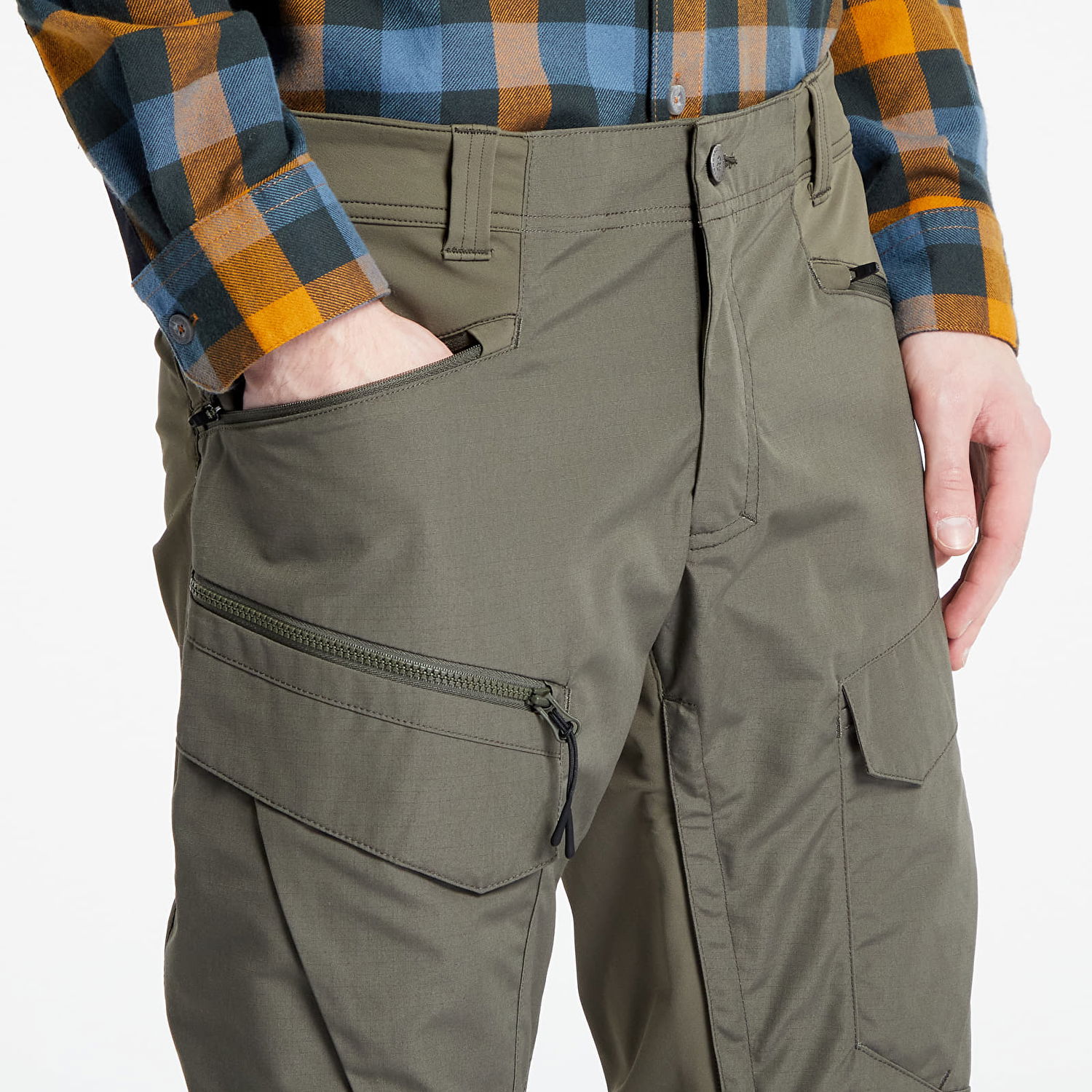 Cargo nohavice Lundhags Fulu Cargo Stretch Hybrid Pants Zelené | 1114167-604, 1