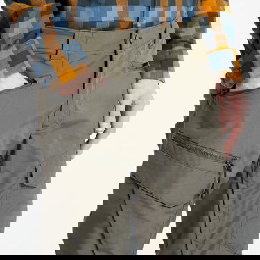 Cargo nohavice Lundhags Fulu Cargo Stretch Hybrid Pants Zelené | 1114167-604, 1