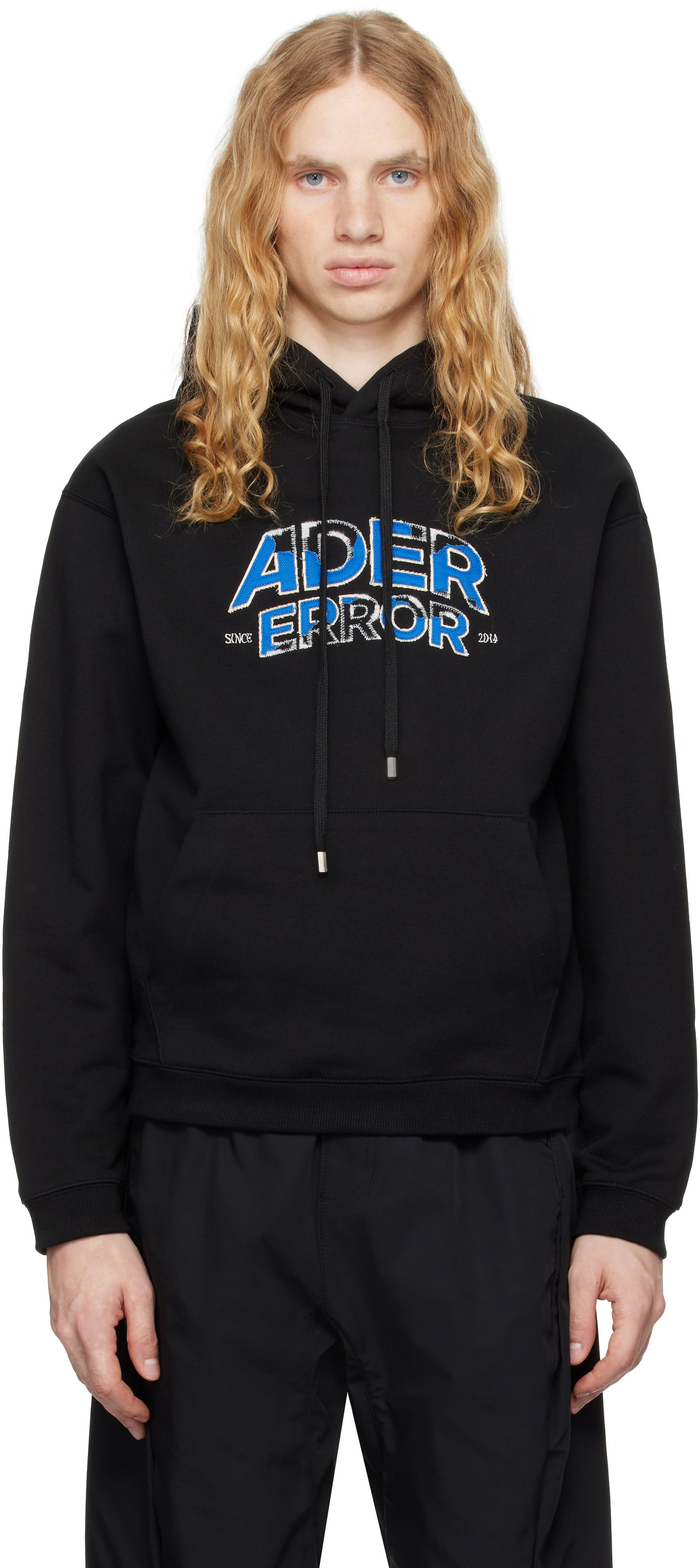 Distressed Logo Graphic Print Hoodie