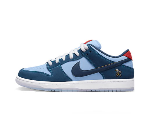 Skateboarding Nike SB Why So Sad? x Dunk Low Pro "Coastal Blue" Navy | DX5549-400