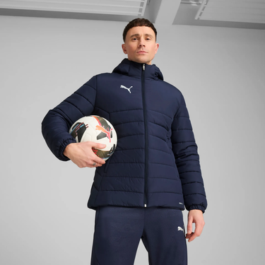 Prešívaná bunda Puma Puma teamAdiitions Padded Hooded Jacket Navy | 659795-06, 1