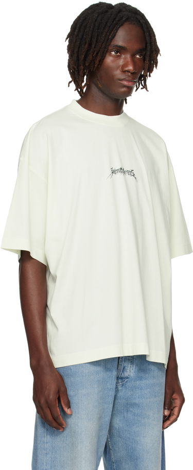 Tričko VETEMENTS Vetements Metal Logo Regular T-Shirt Biela | UH76TR600I, 1