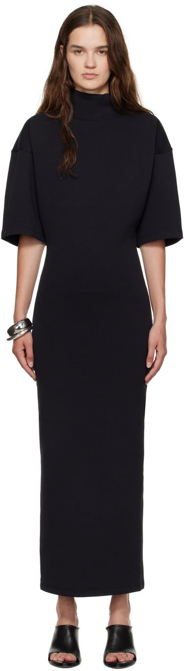 Šaty Jean Paul Gaultier Jean Paul Gaultier 'The JPG' Jersey Maxi Dress Čierna | 25/03-W-DR016-J004-0004, 0