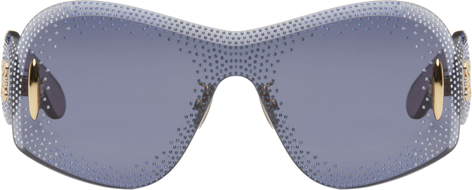 Slnečné okuliare Loewe Starry Night Mask Sunglasses Modrá | LW4167US 192337204913, 0