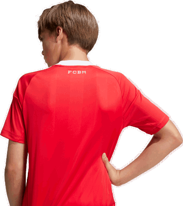 Dres adidas Originals FC Bayern Goalkeeper 3rd Jersey 2025/26 Kids Červená | jp3694, 3