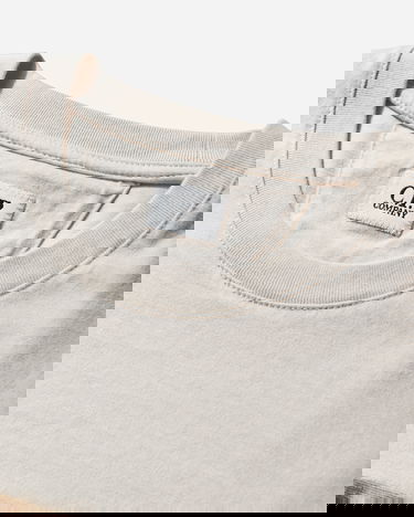 Tričko C.P. Company 30/1 Jersey Graphic T-Shirt Béžová | 20CMTS141A-110579W 114, 3