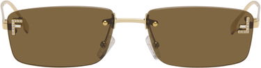 Slnečné okuliare FENDI Fendi First Crystal Sunglasses Hnedá | FE4172US@5432E 840126860528, 0