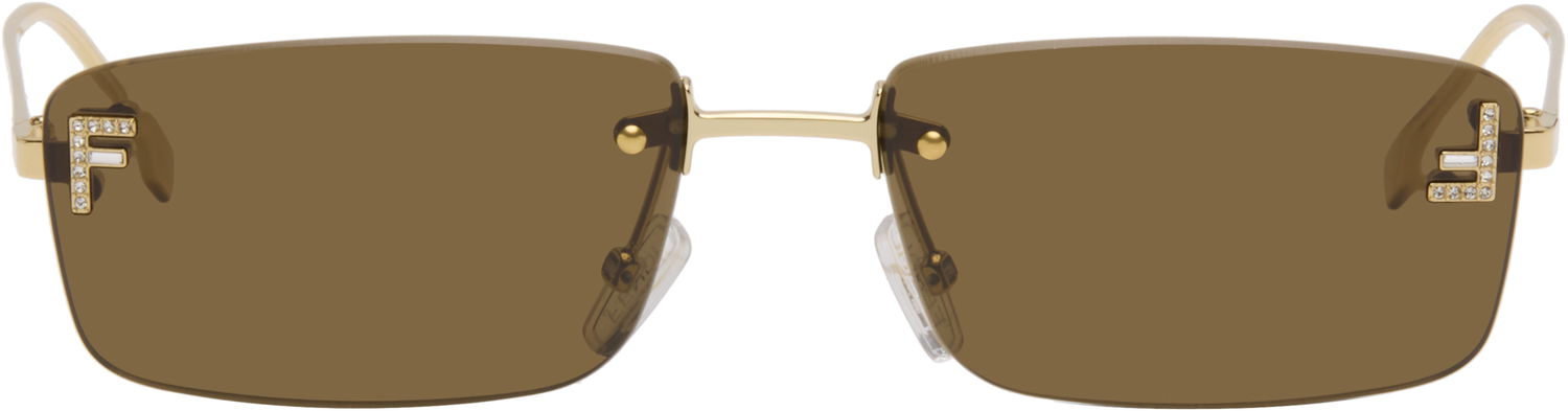 Slnečné okuliare FENDI Fendi First Crystal Sunglasses Hnedá | FE4172US@5432E 840126860528, 0