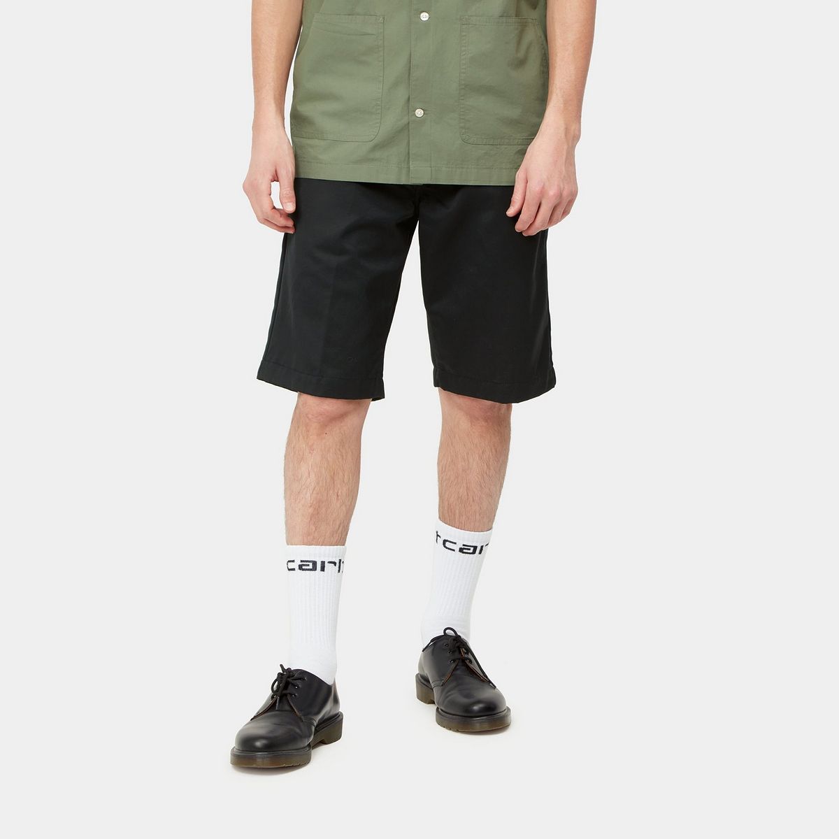 Šortky Carhartt WIP Master Short "Black rinsed" Čierna | I021160_89_02, 0
