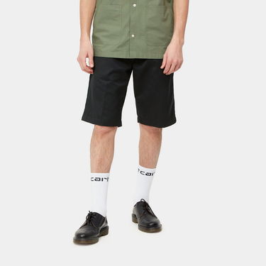 Šortky Carhartt WIP Master Short "Black rinsed" Čierna | I021160_89_02, 0