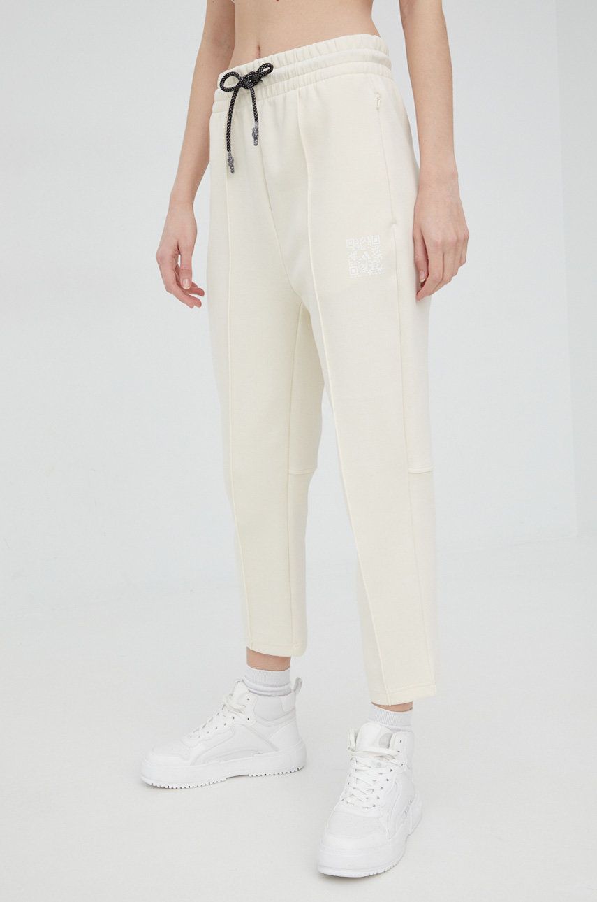 Tepláky adidas Performance adidas Performance Printed Sweatpants Biela | HB1449, 0
