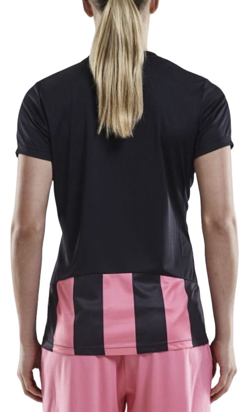 Striped Jersey V-Neck T-Shirt