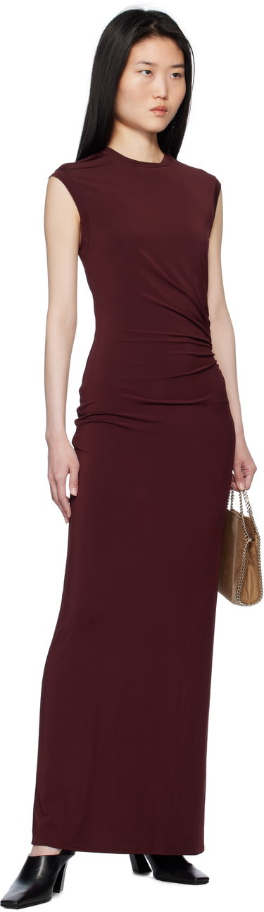 Šaty Stella McCartney Stella McCartney Sleeveless Maxi Dress Vínová | 6J03733SPZ76, 3