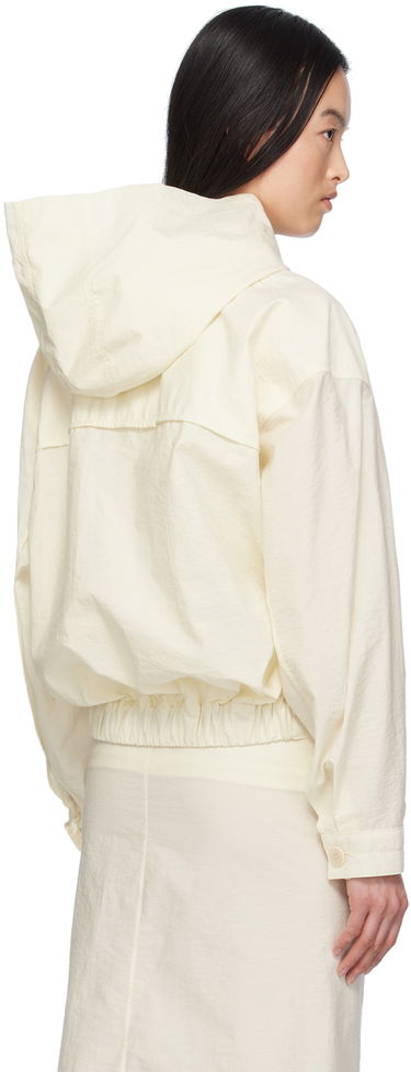Bunda LEMAIRE LEMAIRE Women's Hooded Button-Up Jacket Biela | OW1067 LF1234, 2