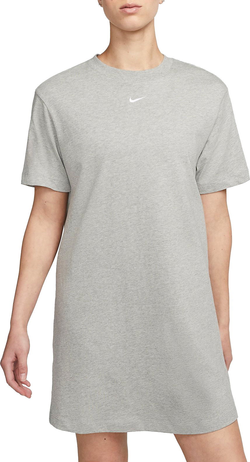 Šaty Nike Sportswear Essential T-Shirt Dress Šedá | dv7882-063, 0