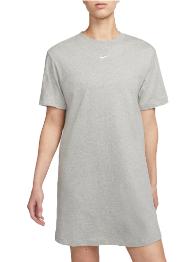 Šaty Nike Sportswear Essential T-Shirt Dress Šedá | dv7882-063