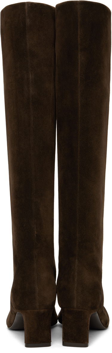 Tenisky a topánky Khaite Khaite Ona Suede Knee-High Boots Hnedá | F1099-726, 1