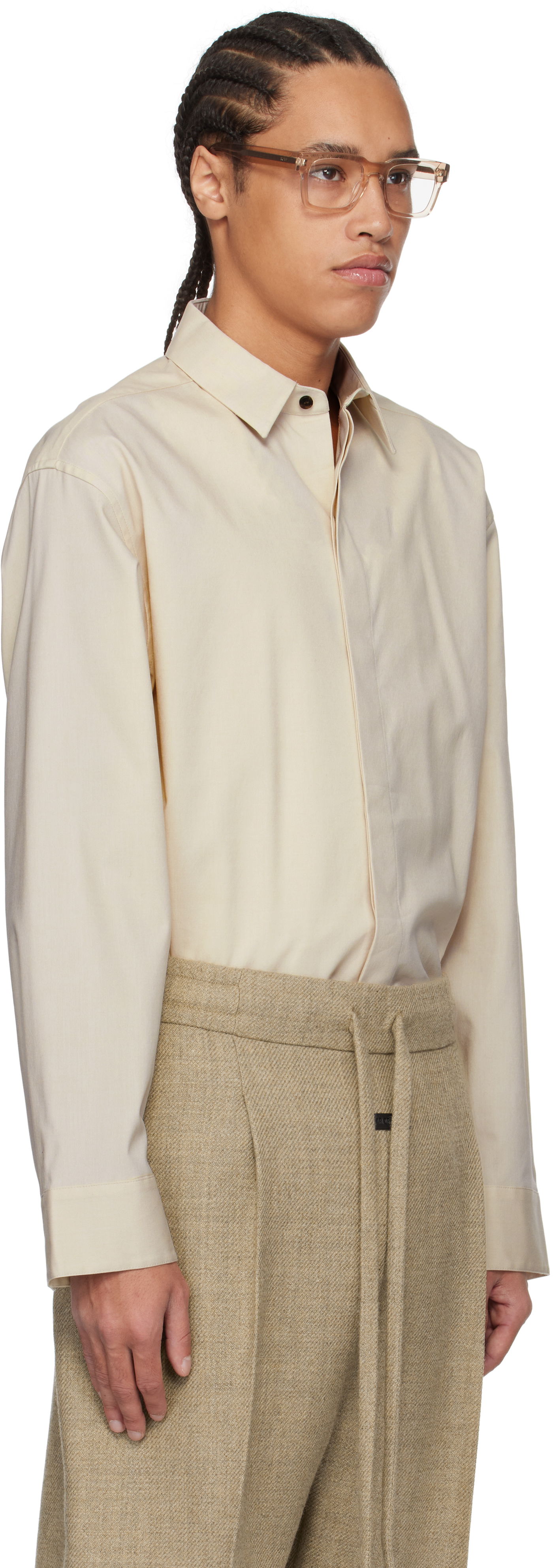 Košeľa Fear of God Fear of God Oxford Button Up Shirt Béžová | FGE250-501OXF, 1