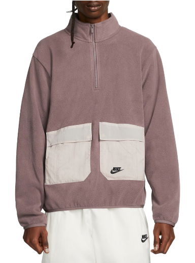 Mikina Nike Sportswear Utility 1/2-Zip Fleece Top Fialová | fd1181-291