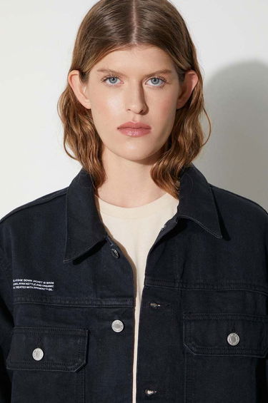 Bunda PANGAIA Pangaia Denim Jacket Čierna | 10000973, 10