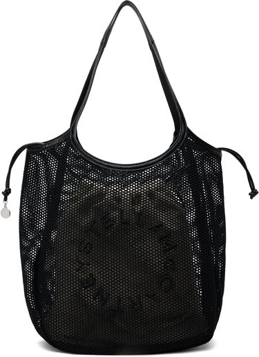 Tote bag Stella McCartney Stella McCartney Logo Mesh Tote Čierna | 7B0170WP0595, 0