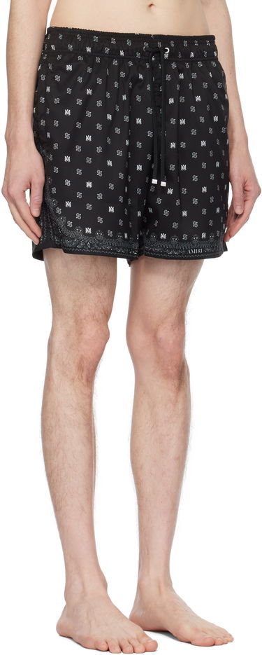 Plavky AMIRI AMIRI MA Paisley Swim Shorts Čierna | AMSWTK1035, 1