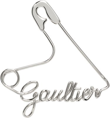 Náušnice Jean Paul Gaultier Gaultier The Heart Safety Pin Single Earring Metalická | 25/04-W-JW036-X053-91, 0