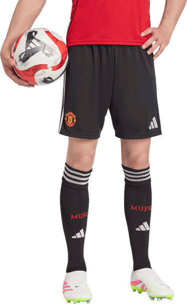 Šortky adidas Performance Manchester United 25/26 Home Shorts Čierna | JI7431, 4