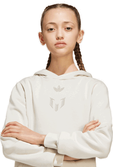 Mikina adidas Performance Messi Kids' Hoodie Béžová | JD1945, 2