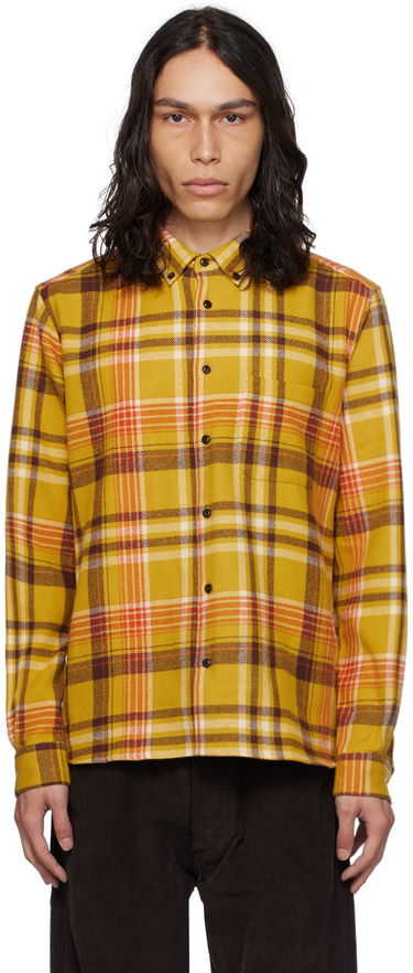 Košeľa YMC Plaid Shirt Oranžová | P2VAK, 0