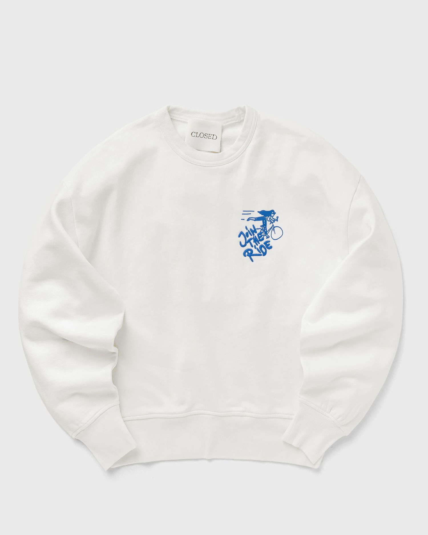 Mikina CLOSED PRINTED CREWNECK Biela | C95496-472-EM-218, 0