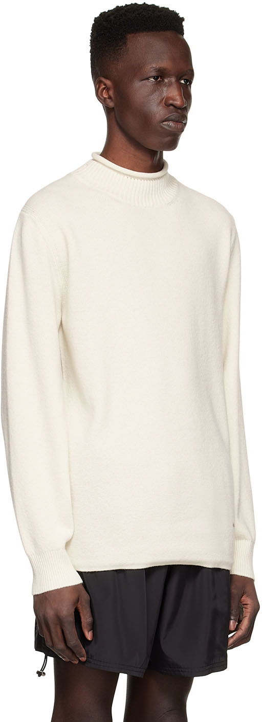 Sveter We11done Cashmere Mock Neck Sweater Biela | WD-KT1-22-653-U-IV, 1