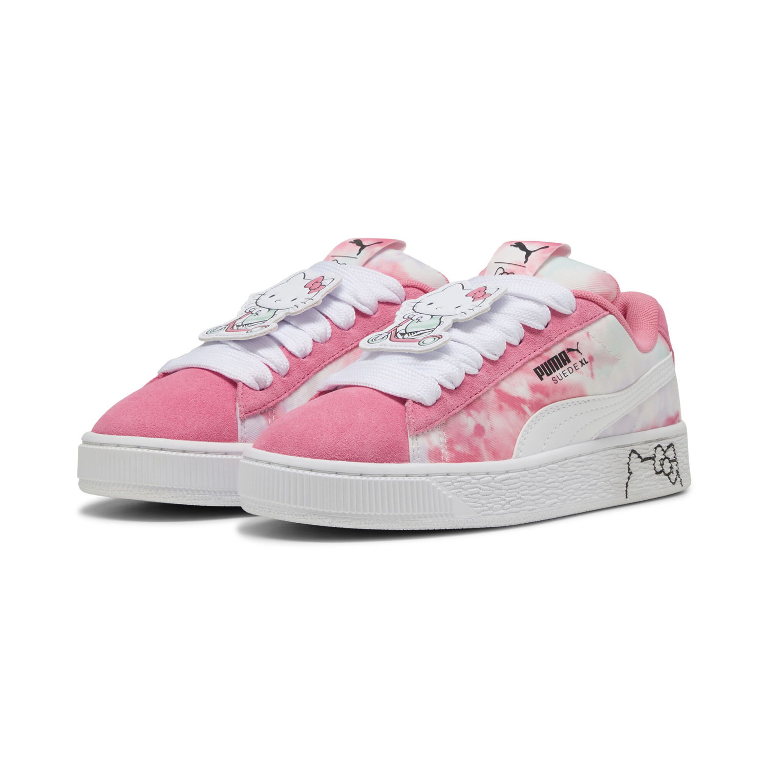 Tenisky a topánky Puma PUMA x HELLO KITTY AND FRIENDS Suede XL Ružová | 403225_01, 1