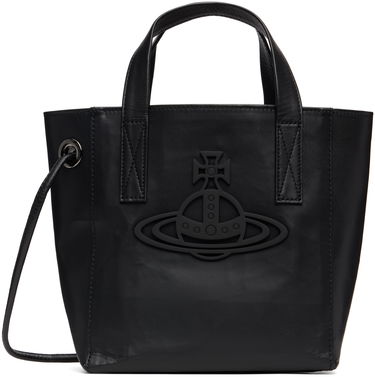 Tote bag Vivienne Westwood Vivienne Westwood Sarah Small Leather Tote Čierna | 4D030006U-L00AN-, 0