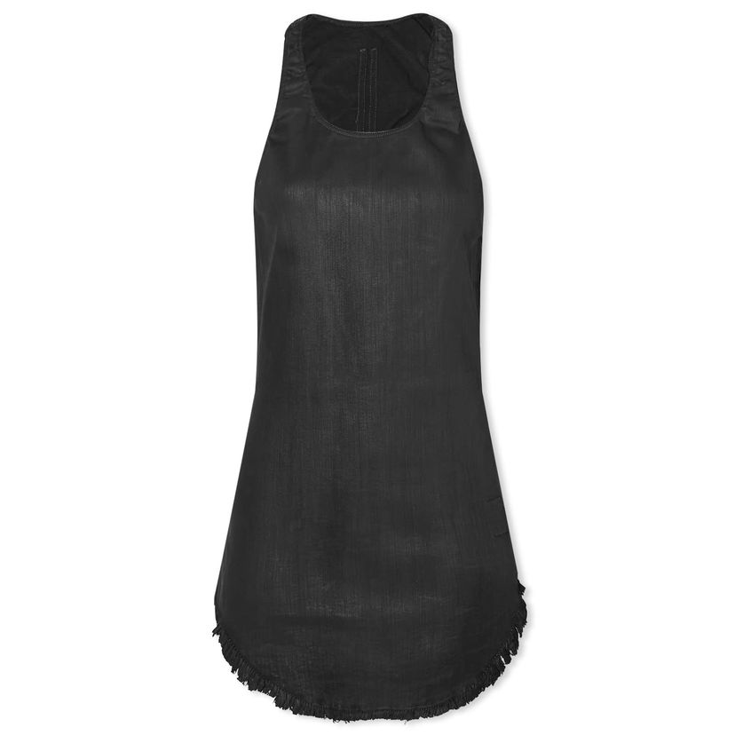 Vesta Rick Owens Tank Vest Wax Čierna | DS01D1109-SBW-99