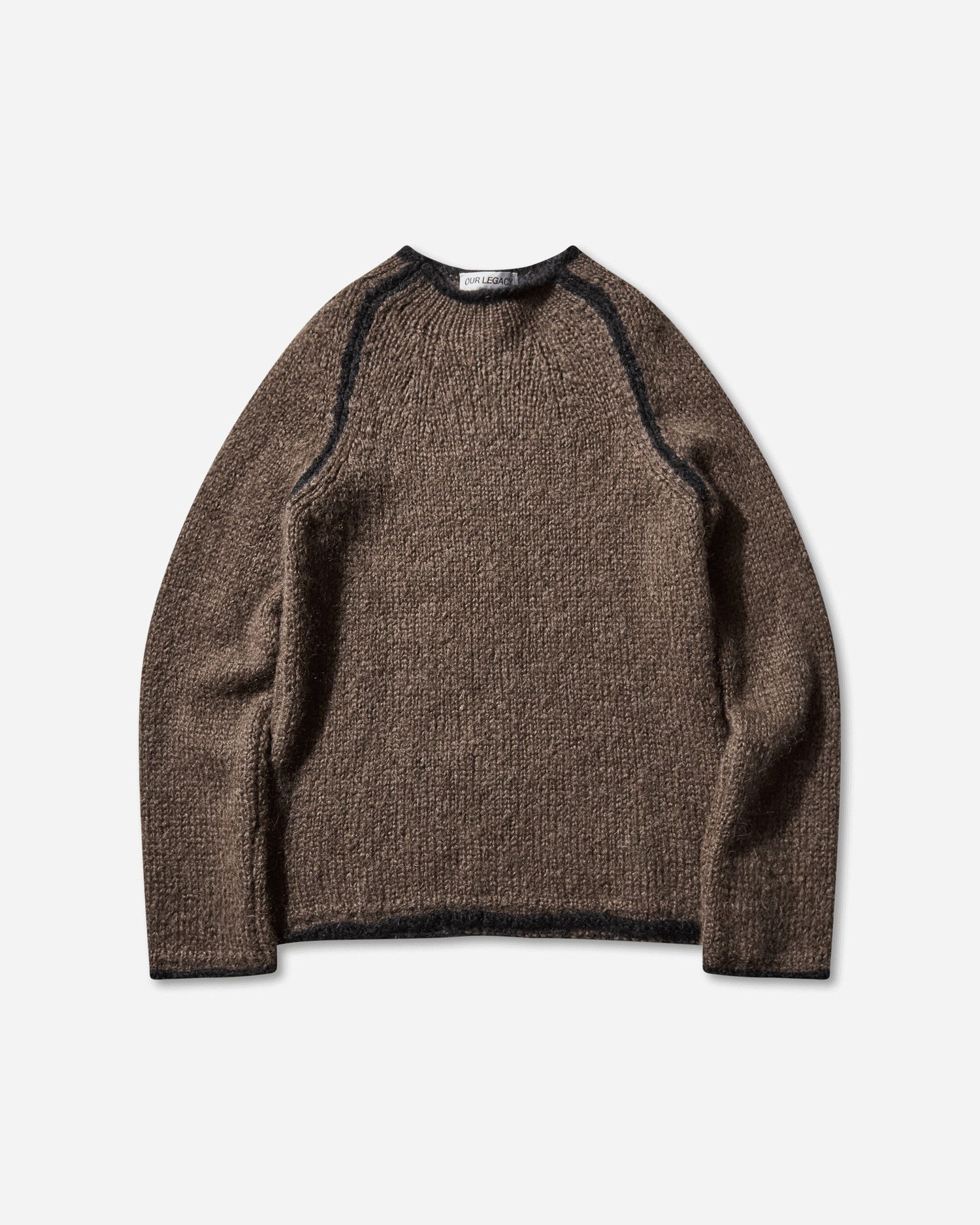 Sveter OUR LEGACY Rider Roundneck Sweater Hnedá | M4253RS 001, 1