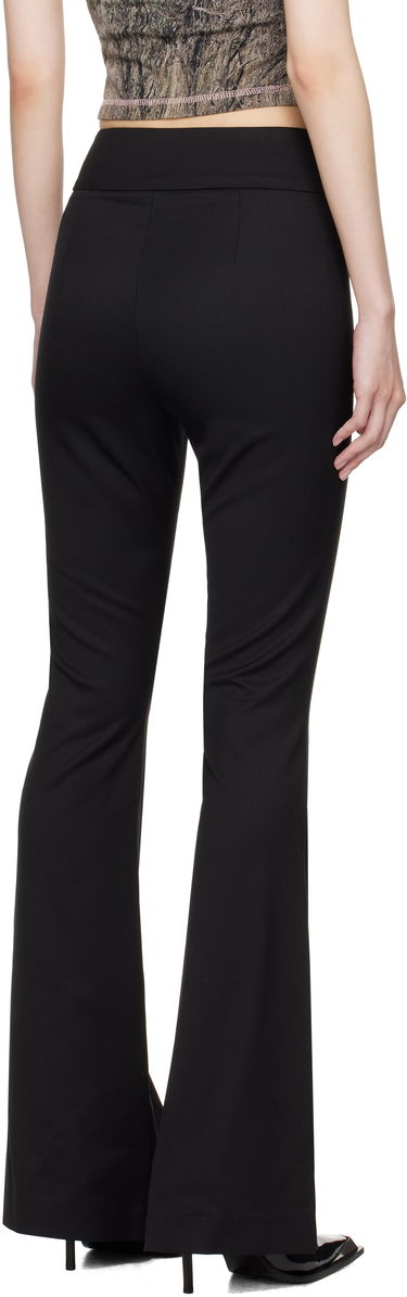 Nohavice Diesel Black P-Erseus Flare Trousers Čierna | A14390 0PHAL, 2