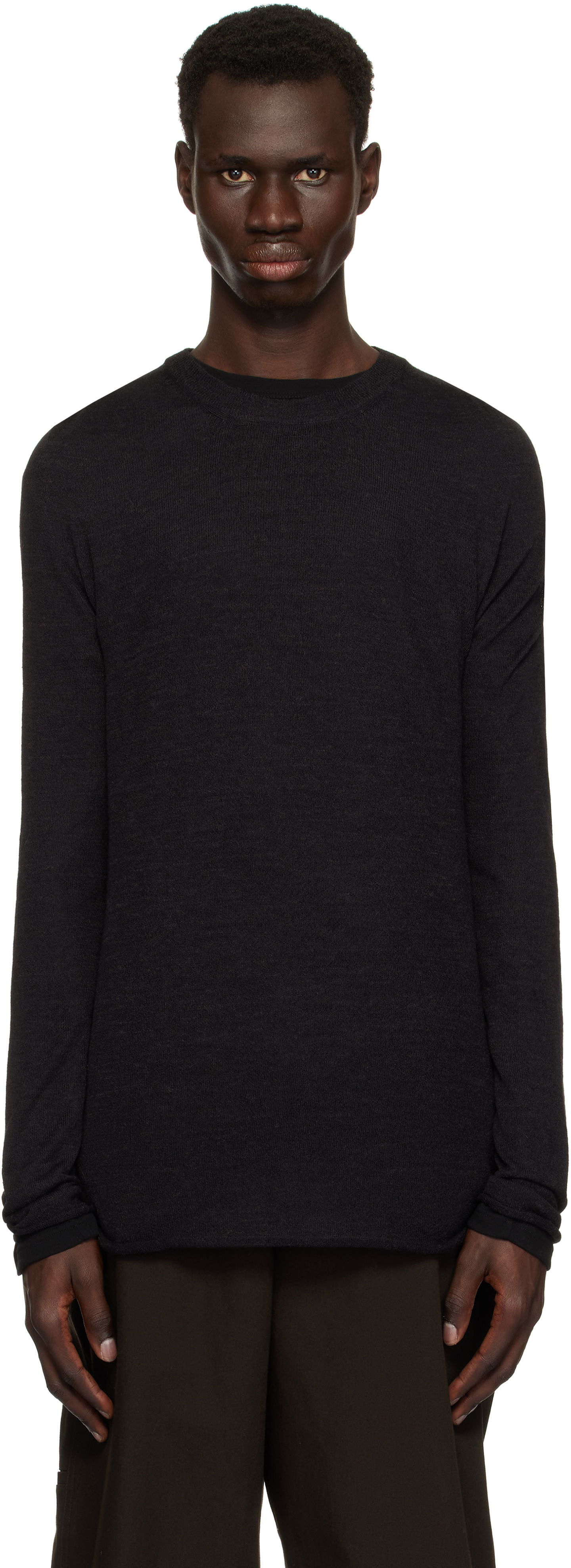 Sveter Jil Sander Jil Sander Layered Sweater Čierna | J47FV0111_JTN381, 0