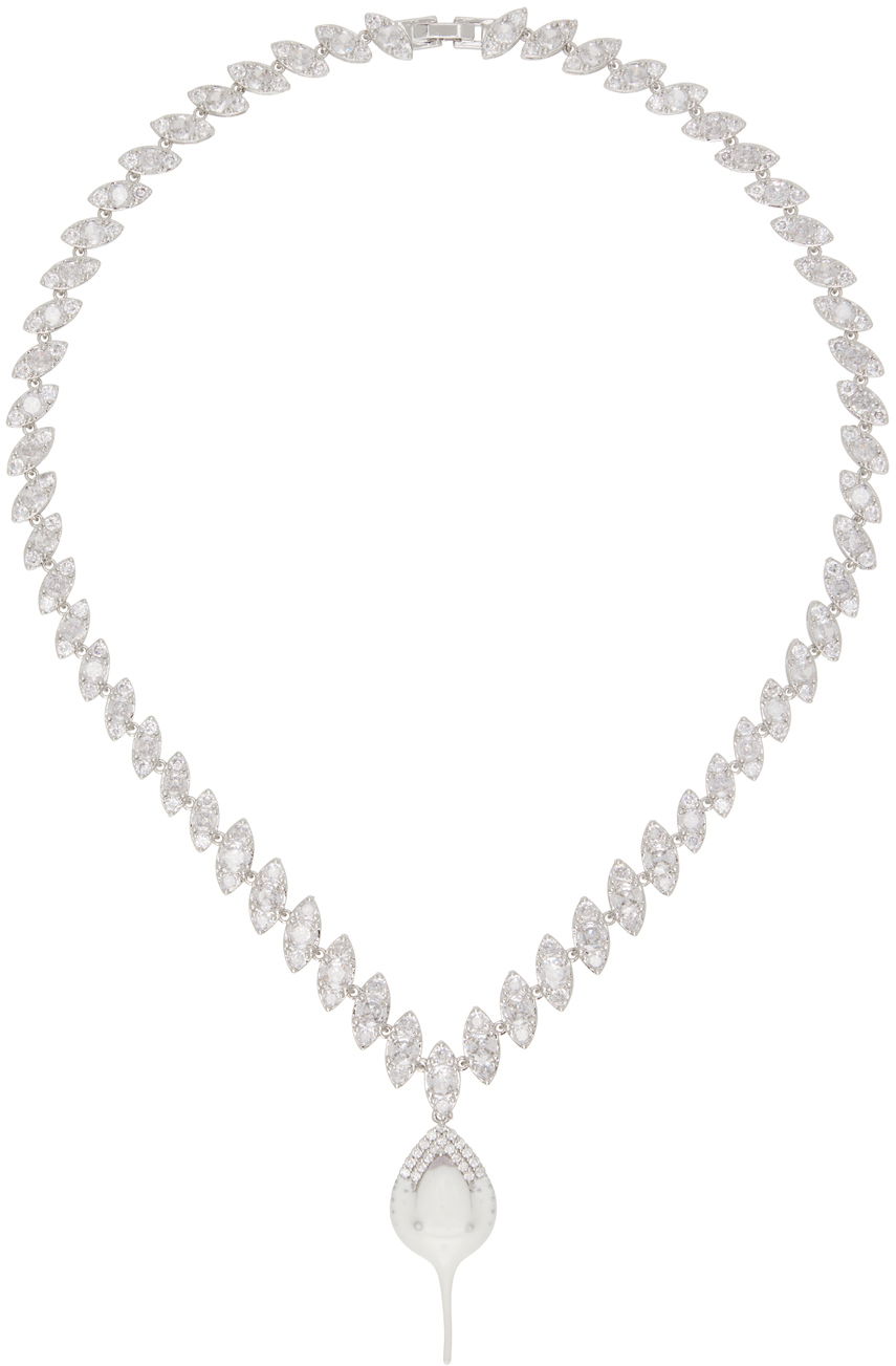Náhrdelník Ottolinger Ottolinger Exclusive Diamond Dip Necklace Metalická | 2500609, 0