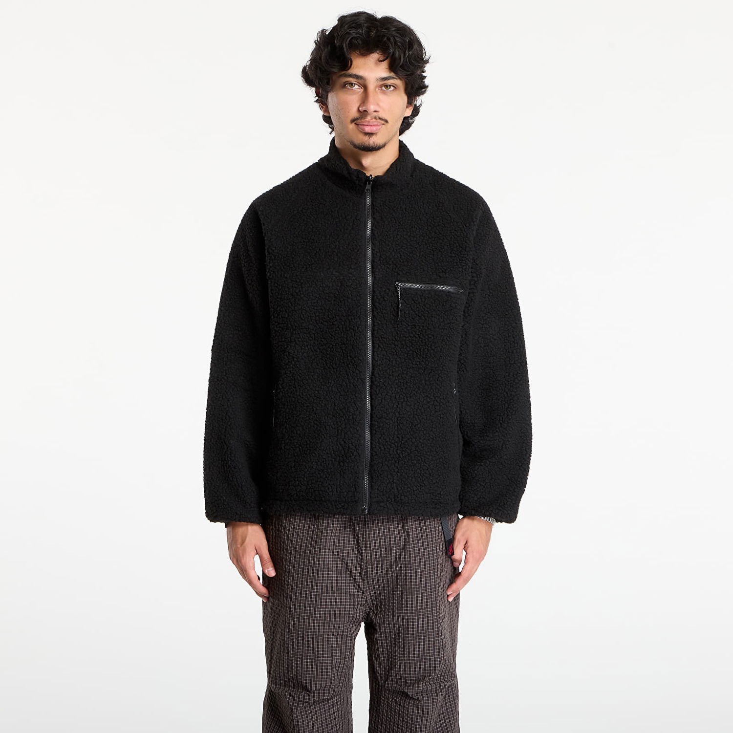 Bunda GRAMICCI Gramicci Reversible Sherpa Jacket Čierna | G5FU-J014 CHARCOAL / BLACK, 1