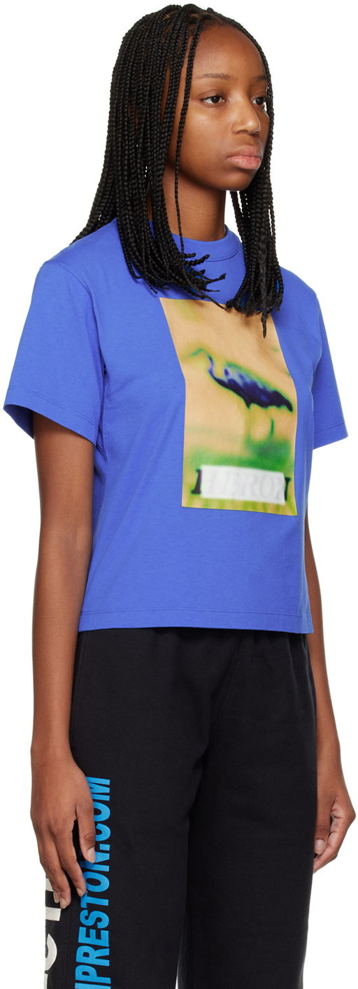 Tričko HERON PRESTON Heron Preston Heron Censored T-Shirt Modrá | HWAA032F22JER0024519, 1