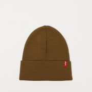 Slouchy Red Tab Beanie