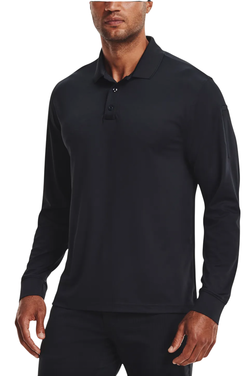 Polo tričko Under Armour Under Armour Tac Performance 2.0 Long Sleeve Polo Shirt Čierna | 1365383-465, 0